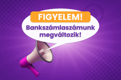 Fontos! Bankszámlaszámunk megváltozik