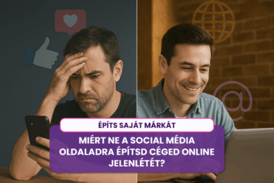 Miért ne a közösségi médiára építsd céged online jelenlétét?