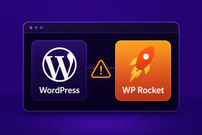 WordPress kritikus hiba a WP Rocket miatt! Ez történik most, és ezt csináld